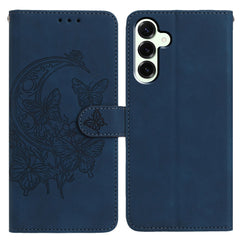 Coque portefeuille en cuir PU avec support pour Samsung Galaxy S25 FE, motif papillon et fleur 