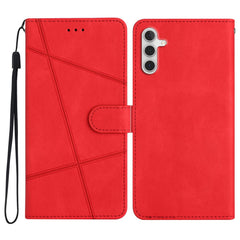 Étui portefeuille à rabat en cuir imprimé pour Samsung Galaxy S25 FE 