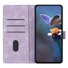 Étui portefeuille à rabat en cuir pour Samsung Galaxy S25 FE, motif triangle imprimé 