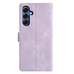 Étui portefeuille à rabat en cuir pour Samsung Galaxy S25 FE, motif triangle imprimé 