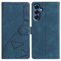 Étui portefeuille à rabat en cuir pour Samsung Galaxy S25 FE, motif triangle imprimé 
