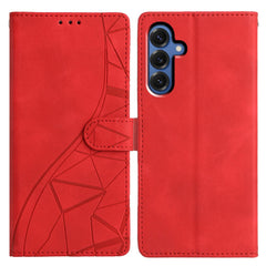 Étui portefeuille à rabat en cuir pour Samsung Galaxy S25 FE, motif triangle imprimé 