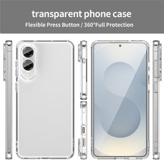 For Samsung Galaxy S25 Edge Case TPU + Acrylic Phone Back Cover Anti Yellowing