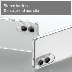 For Samsung Galaxy S25 Edge Case TPU + Acrylic Phone Back Cover Anti Yellowing