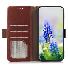Für Samsung Galaxy S25 FE Hülle RFID-blockierendes Echtleder-Portemonnaie-Telefon-Cover 