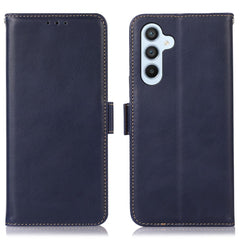 Für Samsung Galaxy S25 FE Hülle RFID-blockierendes Echtleder-Portemonnaie-Telefon-Cover 