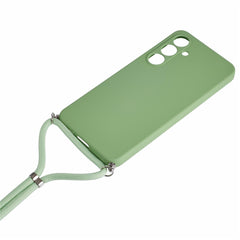 For Samsung Galaxy S25 FE Case Flexible TPU Fiber Lining Anti-Shock Crossbody Phone Cover