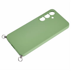 For Samsung Galaxy S25 FE Case Flexible TPU Fiber Lining Anti-Shock Crossbody Phone Cover