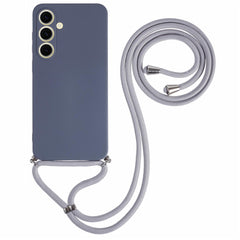 For Samsung Galaxy S25 FE Case Flexible TPU Fiber Lining Anti-Shock Crossbody Phone Cover