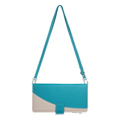 For Samsung Galaxy S25 FE Case Zipper Wallet Color Splicing Leather Flip Phone Cover with Straps
