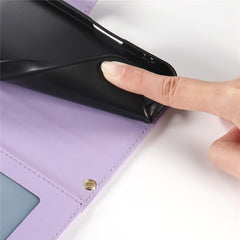 For Samsung Galaxy S25 FE Case Rhombus Stitching Wallet Stand Leather Phone Cover with Long  /  Short Strap