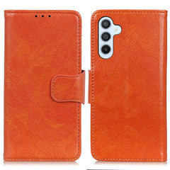 For Samsung Galaxy S25 FE Case Nappa Texture Split Leather Wallet Phone Cover