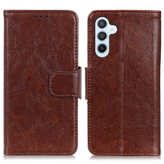 For Samsung Galaxy S25 FE Case Nappa Texture Split Leather Wallet Phone Cover