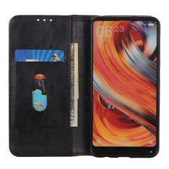 Étui portefeuille en cuir fendu texturé pour Samsung Galaxy S25 FE 