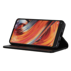 Étui portefeuille en cuir fendu texturé pour Samsung Galaxy S25 FE 