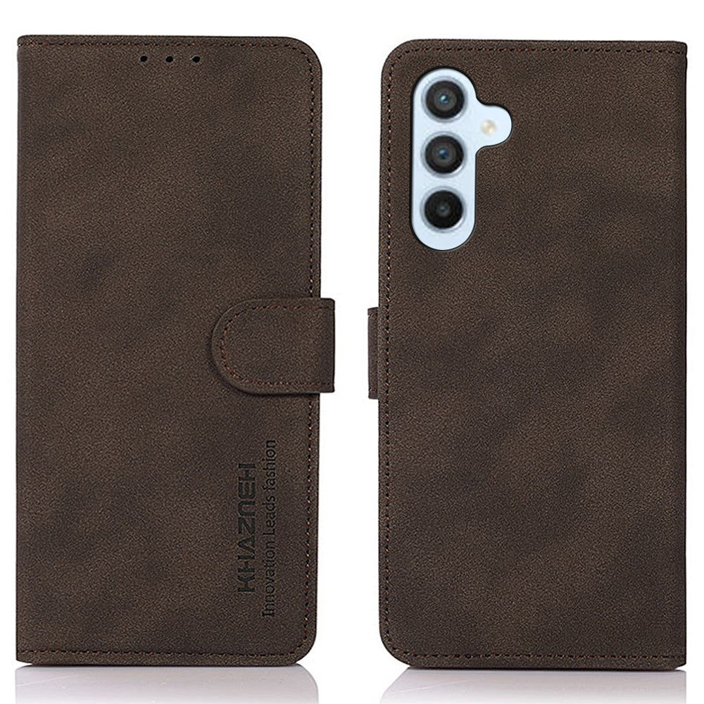 KHAZNEH Für Samsung Galaxy S25 FE Fall PU Leder Brieftasche Stand Telefon Abdeckung 