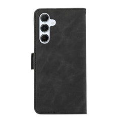 ABEEL For Samsung Galaxy S25 FE Case PU Leather Folio Stand View RFID Blocking Phone Cover