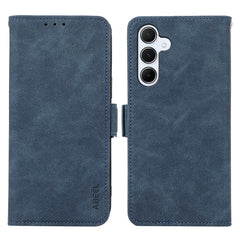 ABEEL For Samsung Galaxy S25 FE Case PU Leather Folio Stand View RFID Blocking Phone Cover