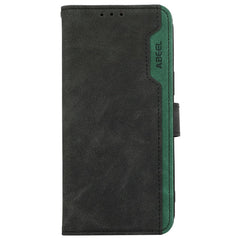 ABEEL For Samsung Galaxy S25 FE Case Color Splicing Leather Flip Phone Cover RFID Blocking
