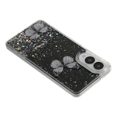 For Samsung Galaxy S25 Edge Case Epoxy PVC Butterfly TPU Aesthetics Phone Cover