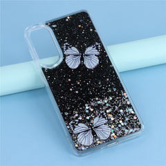 For Samsung Galaxy S25 Edge Case Epoxy PVC Butterfly TPU Aesthetics Phone Cover