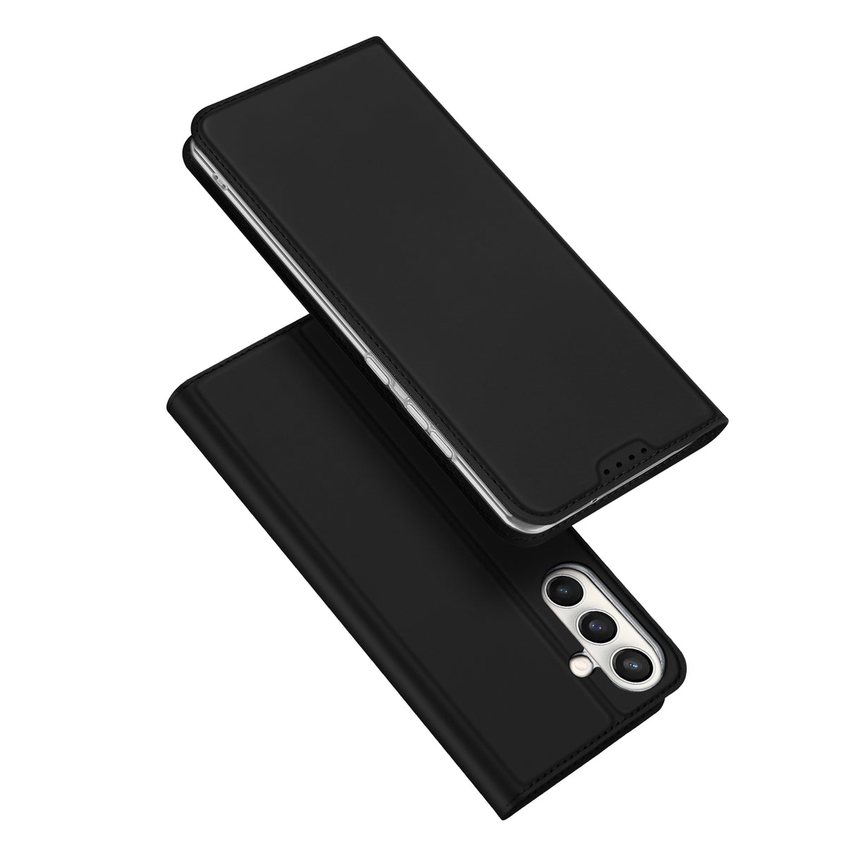 For Samsung Galaxy S25 FE Case DUX DUCIS Skin Pro Series Leather Cover Card Holder - TechGearPal