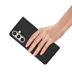 For Samsung Galaxy S25 FE Case DUX DUCIS Skin Pro Series Leather Cover Card Holder