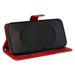 For Samsung Galaxy S25 FE Leather Case Geometric Line Design Wallet Phone Cover with Wrist Strap