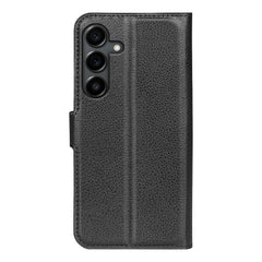 Für Samsung Galaxy S25 FE Fall Litchi Textur Stoßfest Leder Brieftasche Telefon Abdeckung 
