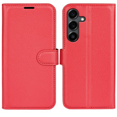 Für Samsung Galaxy S25 FE Fall Litchi Textur Stoßfest Leder Brieftasche Telefon Abdeckung 