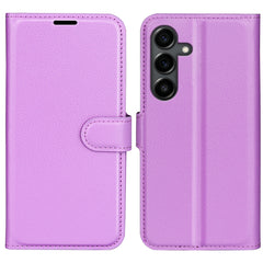 Für Samsung Galaxy S25 FE Fall Litchi Textur Stoßfest Leder Brieftasche Telefon Abdeckung 