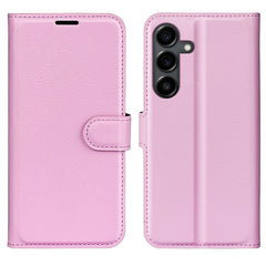Für Samsung Galaxy S25 FE Fall Litchi Textur Stoßfest Leder Brieftasche Telefon Abdeckung 