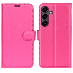 Für Samsung Galaxy S25 FE Fall Litchi Textur Stoßfest Leder Brieftasche Telefon Abdeckung 