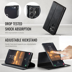 For Samsung Galaxy S23 Ultra Case CASEME C49 Compatible with MagSafe RFID Blocking Detachable Wallet Leather Phone Cover