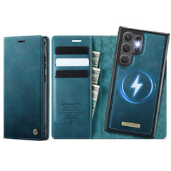 For Samsung Galaxy S23 Ultra Case CASEME C49 Compatible with MagSafe RFID Blocking Detachable Wallet Leather Phone Cover