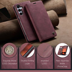 For Samsung Galaxy S25 FE Wallet Case CASEME 013 Series PU Leather Phone Cover Stand
