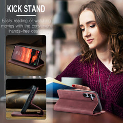 For Samsung Galaxy S25 FE Wallet Case CASEME 013 Series PU Leather Phone Cover Stand