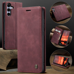 For Samsung Galaxy S25 FE Wallet Case CASEME 013 Series PU Leather Phone Cover Stand