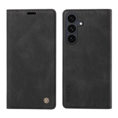 Étui portefeuille en cuir pour Samsung Galaxy S25 FE YIKATU YK-004, toucher peau 