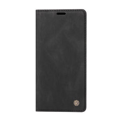 Étui portefeuille en cuir pour Samsung Galaxy S25 FE YIKATU YK-004, toucher peau 