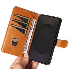 Étui portefeuille en cuir avec support pour Samsung Galaxy S25 FE, lignes en forme de T 