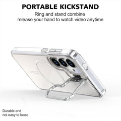 For Samsung Galaxy S24+ Case Compatible with MagSafe TPU + Acrylic Gradient Phone Cover with Kickstand