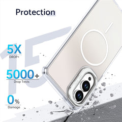 For Samsung Galaxy S25 Edge Case Compatible with MagSafe TPU + Acrylic Gradient Phone Cover with Kickstand