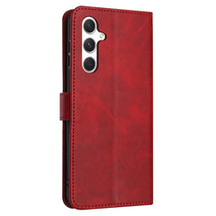 Étui portefeuille à rabat en cuir PU avec dragonne pour Samsung Galaxy S25 FE 