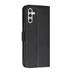 Étui portefeuille pliable en cuir avec rabat et sangle pour Samsung Galaxy S25 FE 