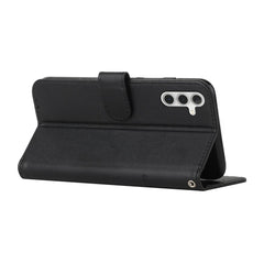 Étui portefeuille pliable en cuir avec rabat et sangle pour Samsung Galaxy S25 FE 