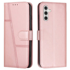 Étui portefeuille pliable en cuir avec rabat et sangle pour Samsung Galaxy S25 FE 