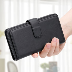 Für Samsung Galaxy S25 FE Ledertasche mit 10 Kartenhalter Telefonabdeckungsständer 