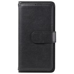 Für Samsung Galaxy S25 FE Ledertasche mit 10 Kartenhalter Telefonabdeckungsständer 