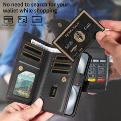 Étui en cuir PU pour Samsung Galaxy S25 FE avec porte-cartes et dragonne 
